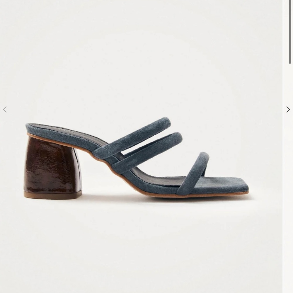 ALOHAS INDIANA GREY SUEDE SANDALS